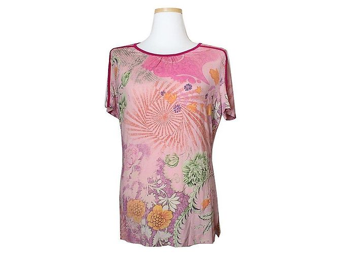 Etro Completo t-shirt e gonna rosa a due pezzi Verde - vista 3