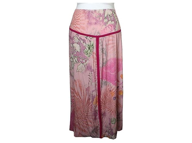 Etro Completo t-shirt e gonna rosa a due pezzi Verde - vista 4