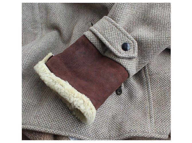 Emporio Armani Senfgelbe Herrenjacke mit Reißverschluss Braun - Ansicht 4