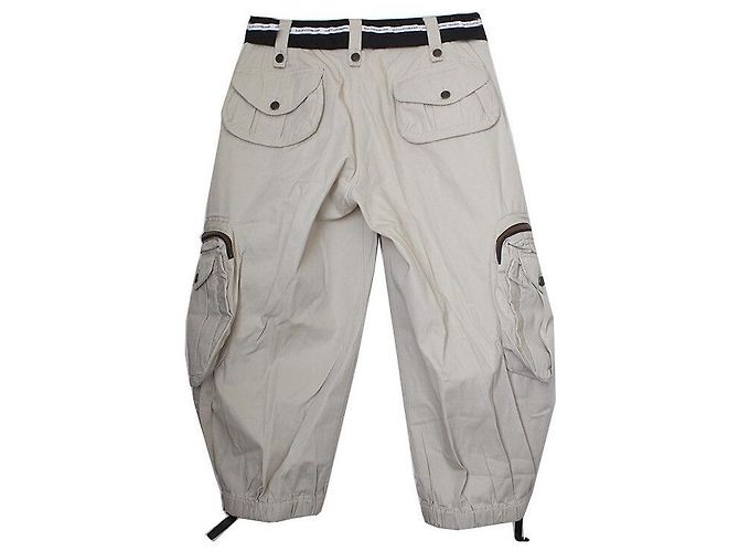 Dolce & Gabbana Pantalones Cargo Khaki Plata - vista 2