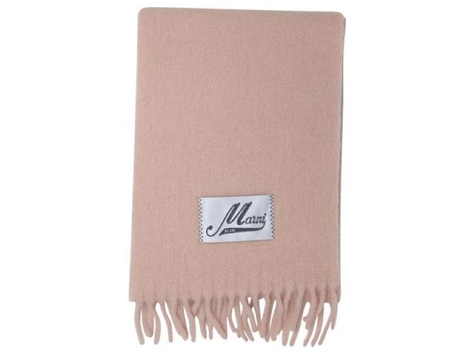 Marni Bufanda de alpaca cepillada Rosa - vista 4
