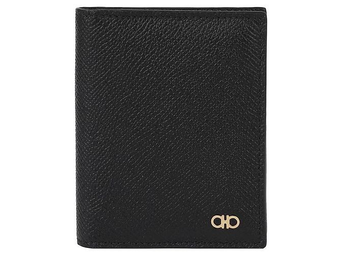 Salvatore Ferragamo Tarjetero Gancini Negro - vista 3