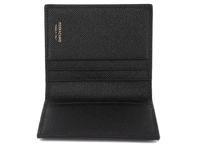 Salvatore Ferragamo Tarjetero Gancini Negro - vista 8