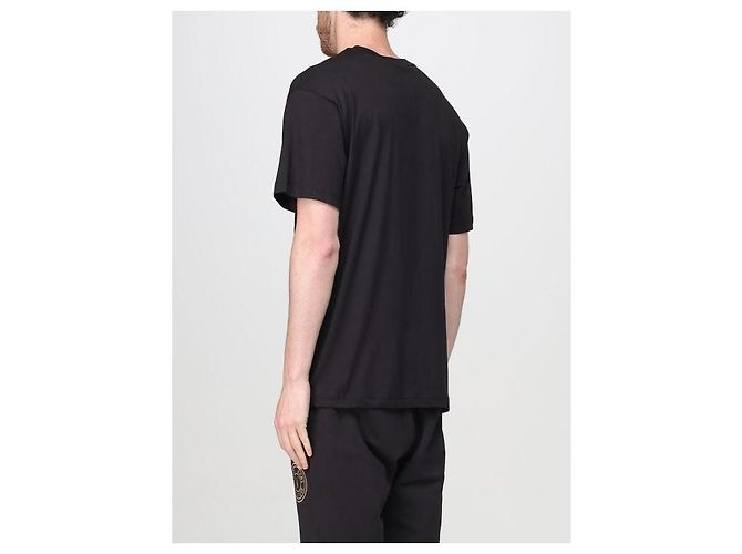 Versace T-shirt con patch Emblem Nero - vista 6