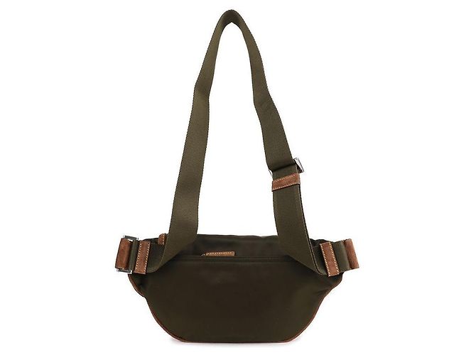 Prada Borsa a tracolla in nylon e scamosciato - vista 5