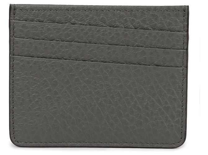 Maison Martin Margiela Portafoglio per carte con logo cucito Marrone - vista 5