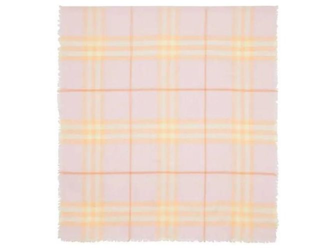 Burberry Karo-Wollschal Orange - Ansicht 4