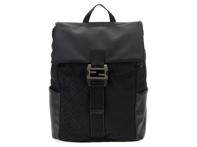 Fendi Flux Backpack Black - view 4