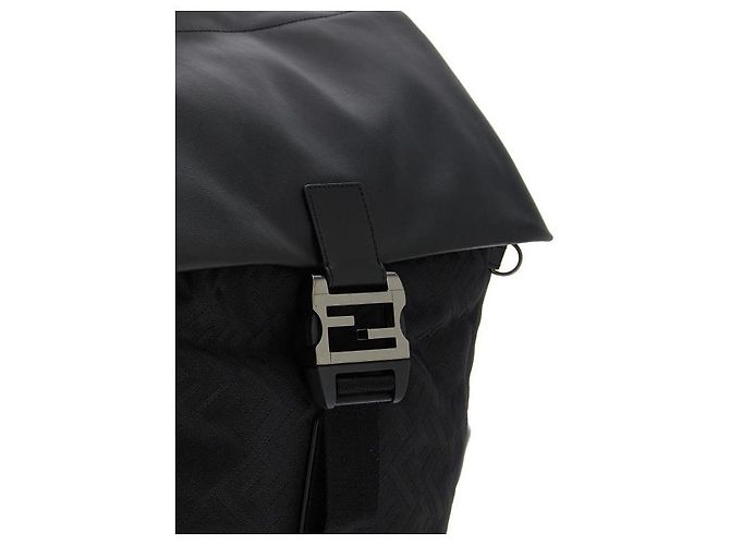 Fendi Flux Backpack Black - view 6