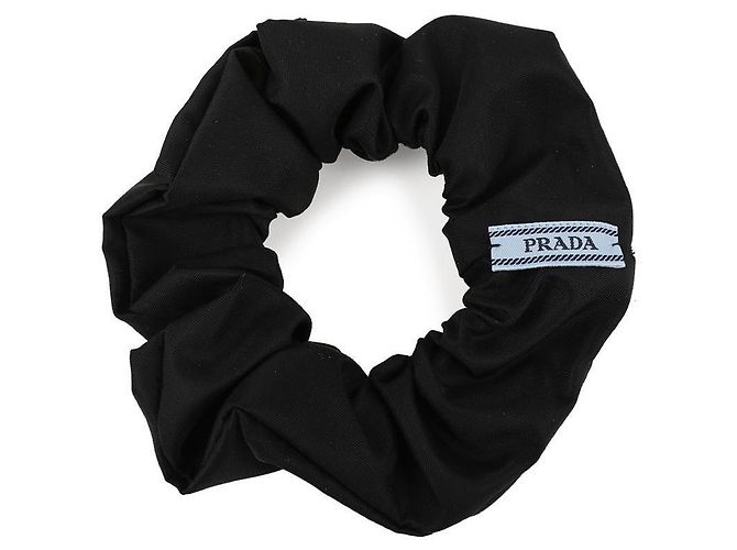 Prada Scrunchie de Re-Nylon Preto - vista 5