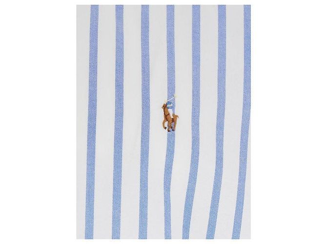 Ralph Lauren Camicia Oxford a righe su misura Blu - vista 6