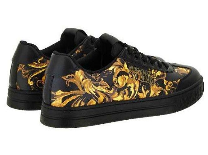 Versace Zapatillas Fondo Negro - vista 5