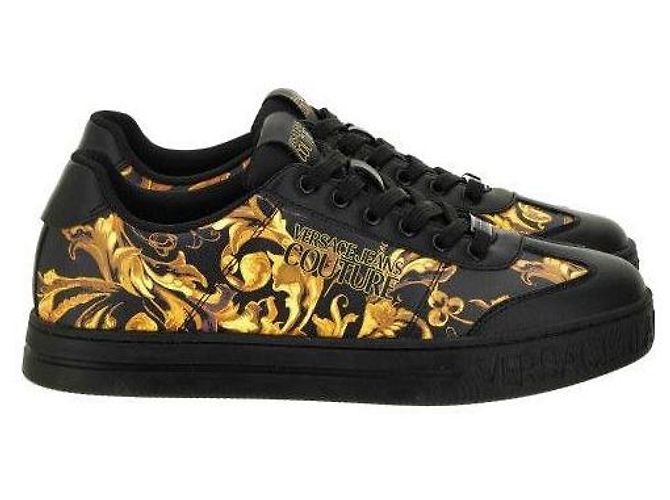Versace Zapatillas Fondo Negro - vista 6