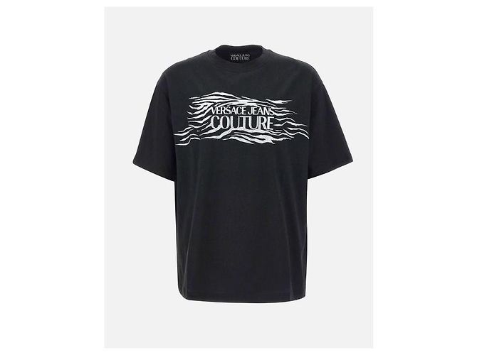 Versace Kristall Zebra T-Shirt Schwarz - Ansicht 4