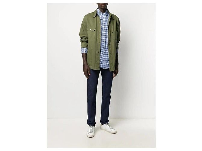 Ralph Lauren Camicia Oxford a righe con logo Pony Blu - vista 5