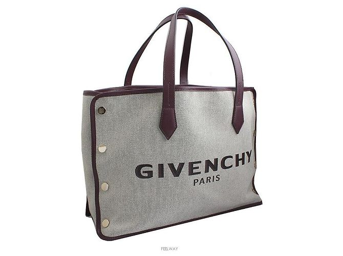 Givenchy Bolsa de compras em canvas com bolsa interna Multicor - vista 2