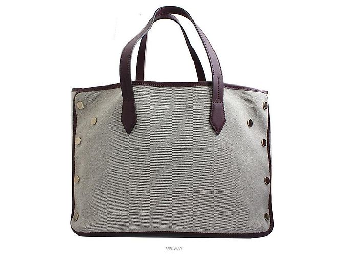 Givenchy Bolsa de compras em canvas com bolsa interna Multicor - vista 3