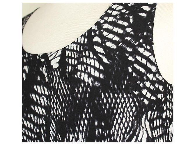Maison Martin Margiela Vestido sin mangas estampado Negro - vista 5