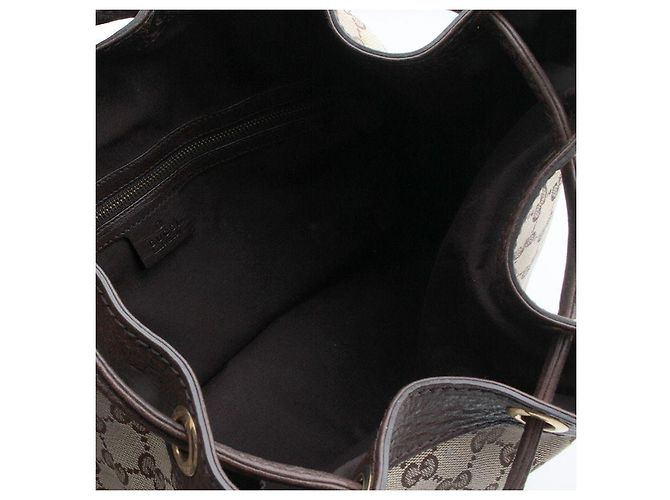 Gucci Grande borsa hobo in jacquard con logo GG Marrone - vista 5