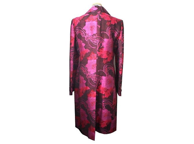 Fuchsia Wollmischung Mantel Armani Collezioni Größe S Mehrfarben - Ansicht 2