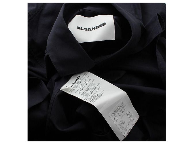 Camicia abito blu notte Jil Sander - vista 3