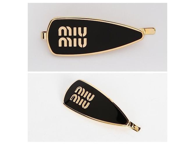 Miu Miu Fermaglio per capelli in metallo smaltato - vista 2