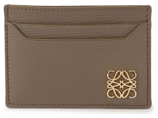Loewe Plain Card Holder Brown - view 3