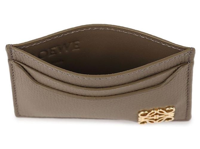 Loewe Plain Card Holder Brown - view 7