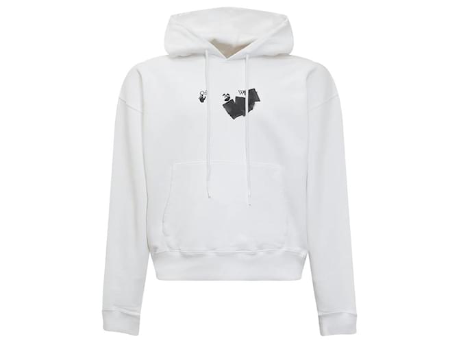Off White Jumbo Marker Arrow Hoodie Weiß - Ansicht 11