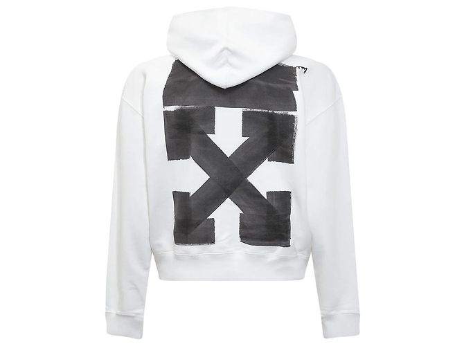 Off White Jumbo Marker Arrow Hoodie Weiß - Ansicht 12