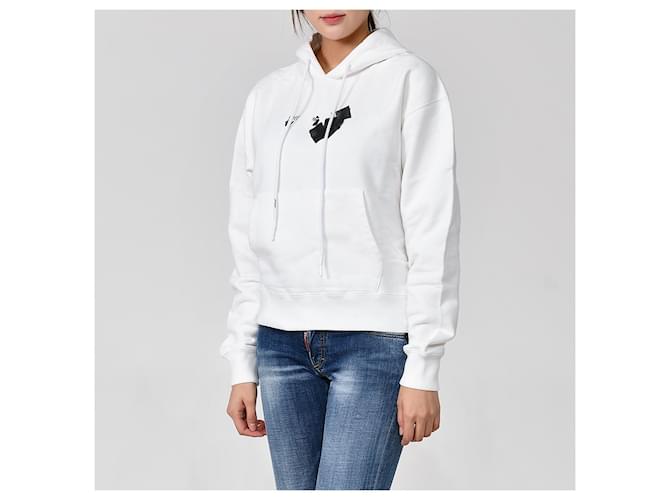 Off White Jumbo Marker Arrow Hoodie Weiß - Ansicht 14