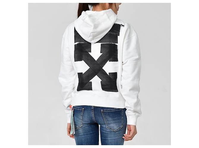 Off White Jumbo Marker Arrow Hoodie Weiß - Ansicht 15