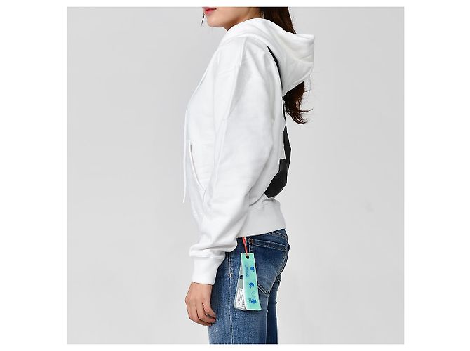 Off White Jumbo Marker Arrow Hoodie Weiß - Ansicht 16