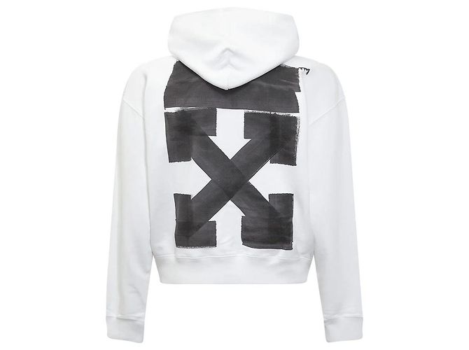 Off White Jumbo Marker Arrow Hoodie Weiß - Ansicht 3