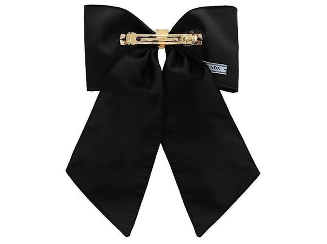 Bow Prada Fermaglio per capelli in RENylon con fiocco Nero - vista 3
