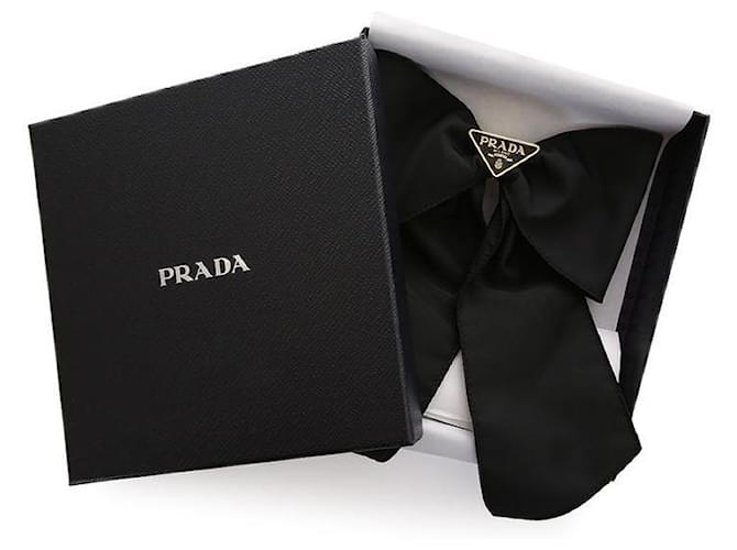Bow Prada Fermaglio per capelli in RENylon con fiocco Nero - vista 6