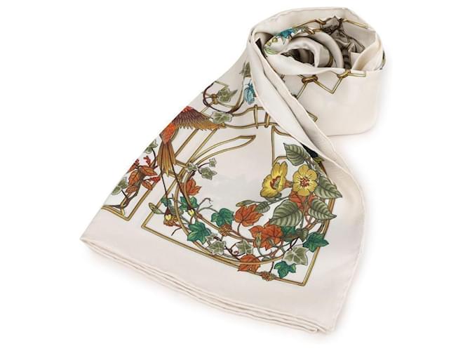 Gucci Sciarpa in twill di seta stampata Bianco - vista 3