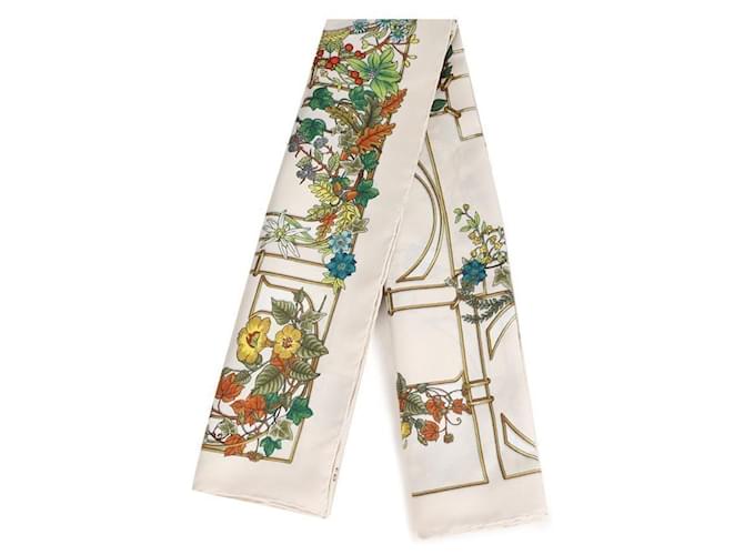 Gucci Sciarpa in twill di seta stampata Bianco - vista 4