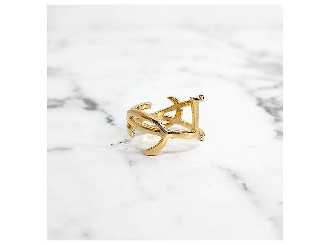 Saint Laurent Anello Opium Twist Logo - vista 15