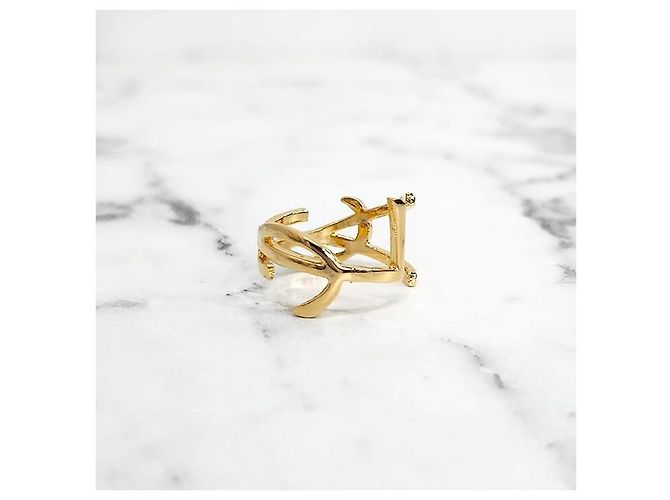 Saint Laurent Anello Opium Twist Logo - vista 5