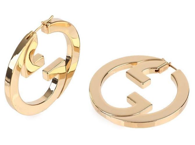 Gucci Pendientes de aro recortados Blondie: Dorado - vista 4