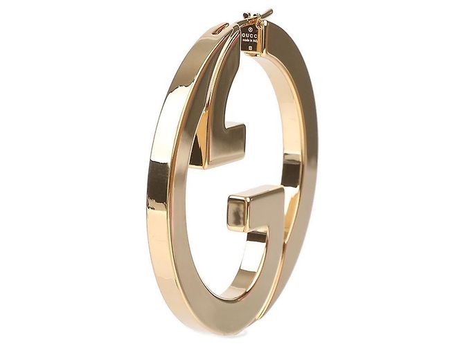 Gucci Pendientes de aro recortados Blondie: Dorado - vista 7