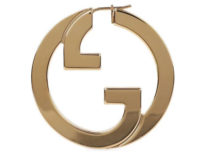 Gucci Pendientes de aro recortados Blondie: Dorado - vista 8