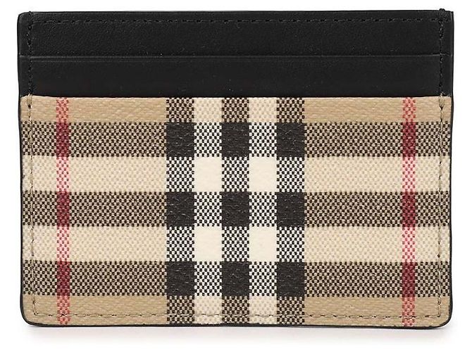 Burberry Check Card Case Brown - view 3