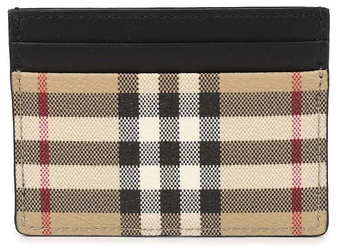 Burberry Check Card Case Brown - view 5