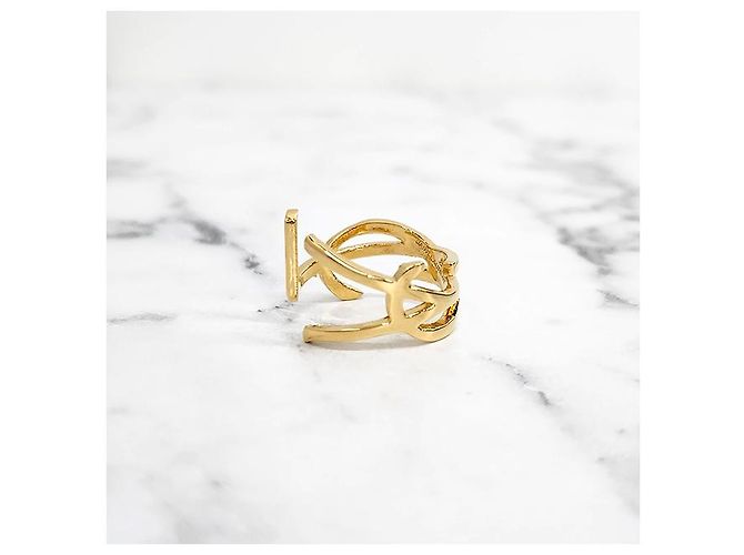 Saint Laurent YSL Logo Opium Twist Ring - Ansicht 13