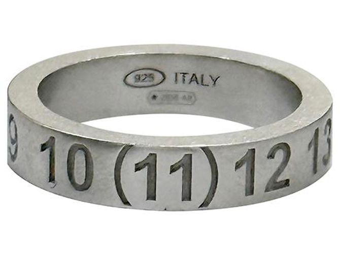Maison Martin Margiela Nuovo Anello con Logo Numerico - vista 12