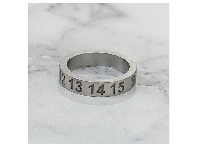 Maison Martin Margiela Nuovo Anello con Logo Numerico - vista 5
