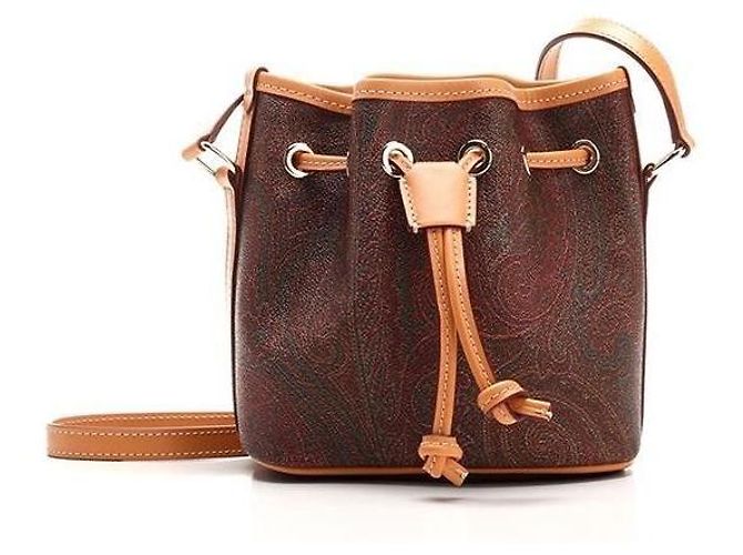Etro Mini Bucket Bag Paisley Braun - Ansicht 3