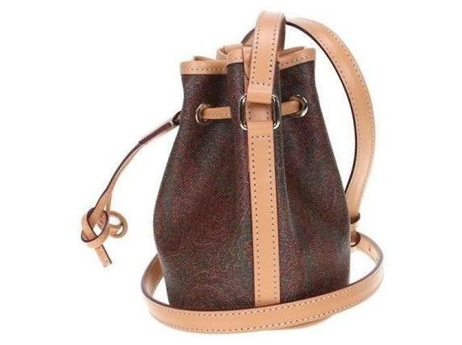 Etro Mini Bucket Bag Paisley Braun - Ansicht 6